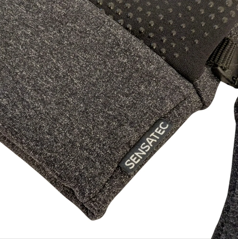 HEAD Running Gloves Touchscreen Grey Heather Sensatec Ultrafit XL New